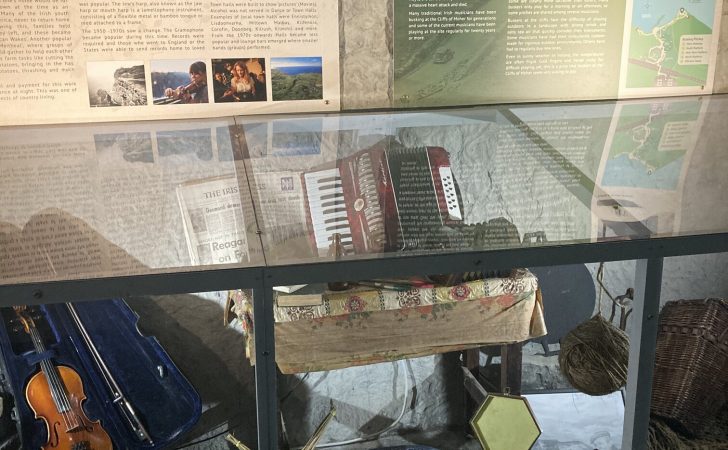Traditional Irish Music Exhibition at the Cliffs of Moher Visitor Experience