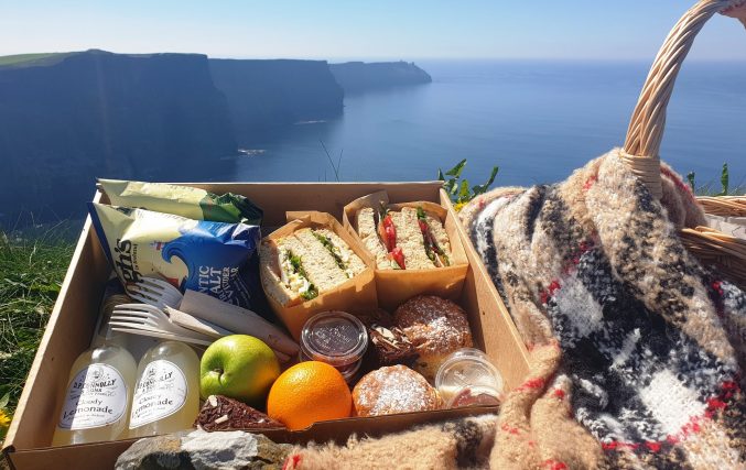 Dining at the Cliffs of Moher