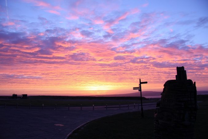 Beautiful sunrise - Cliffs of Moher