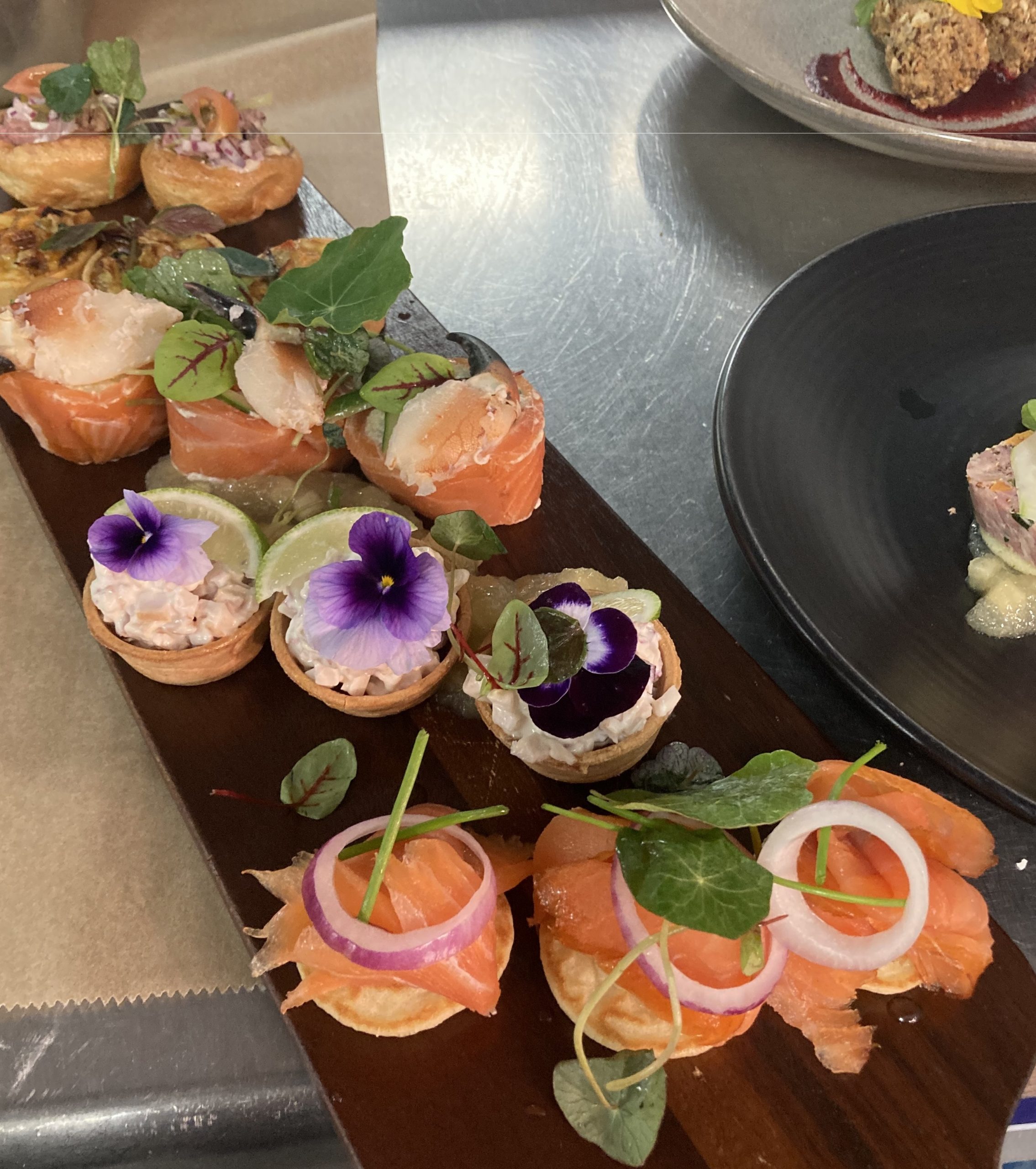 Canapes at Cliffs of Moher Café