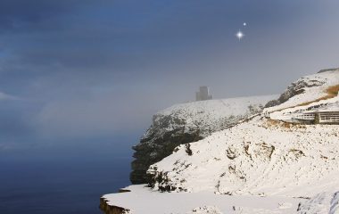 Christmas at Cliffs of Moher
