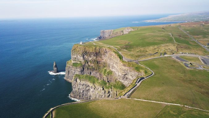 Cliffs Drone view of centre