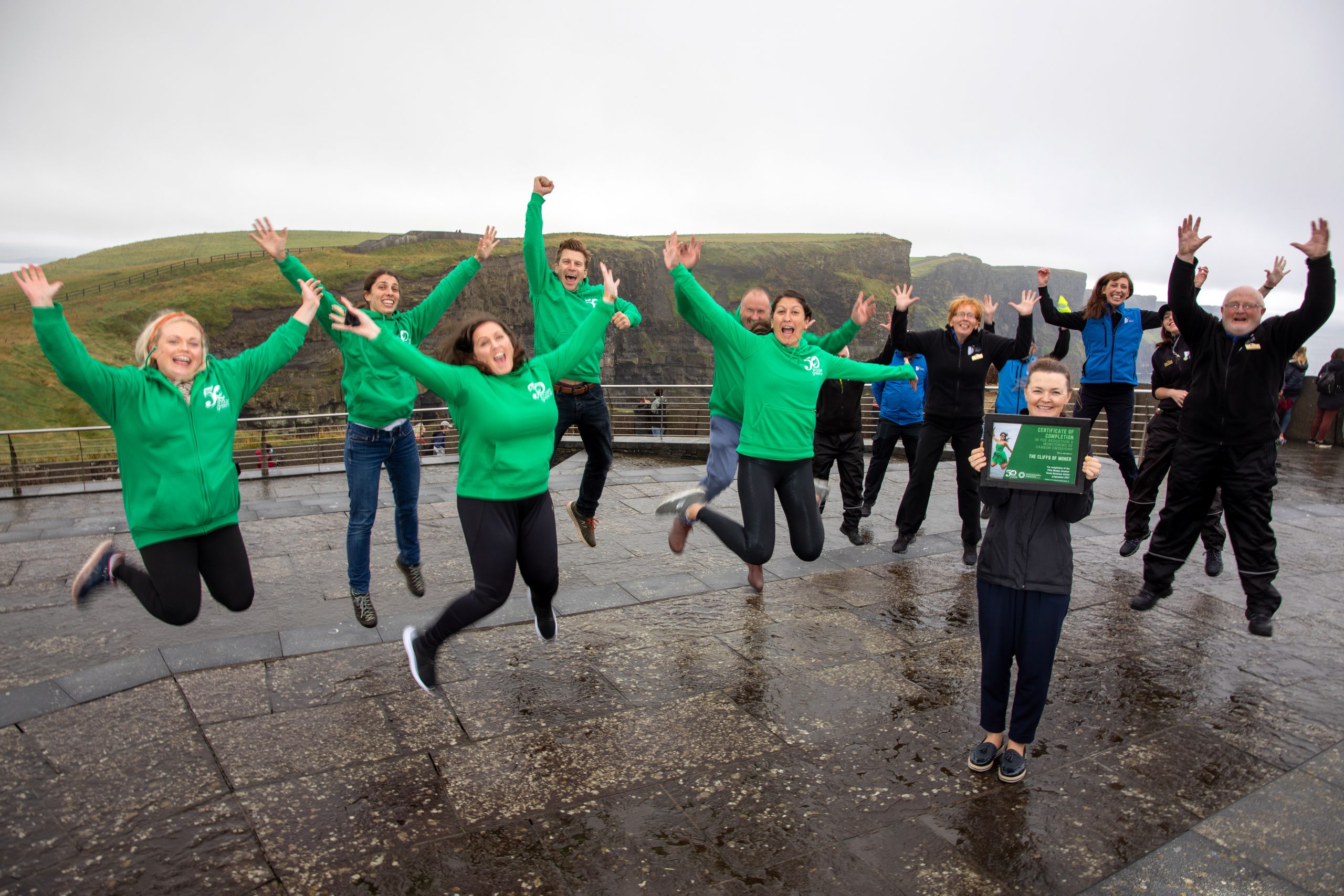 Fifty Shades Greener certification for Cliffs of Moher Experience