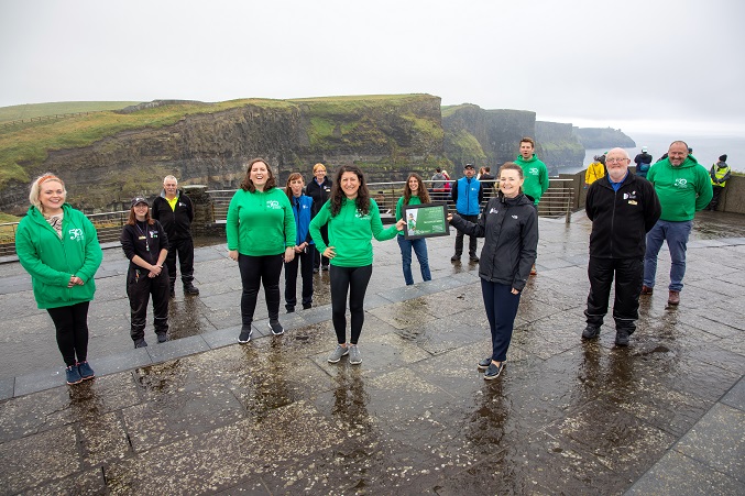 Sustainability at the cliffs of moher