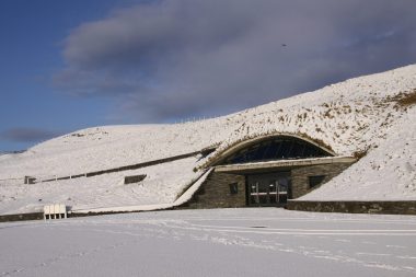 Visitor Centre in snow
