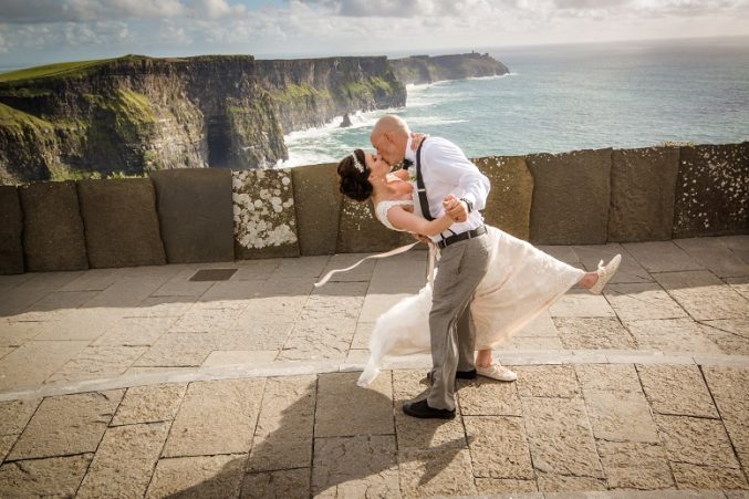 Wedding at Cliffs of Moher
