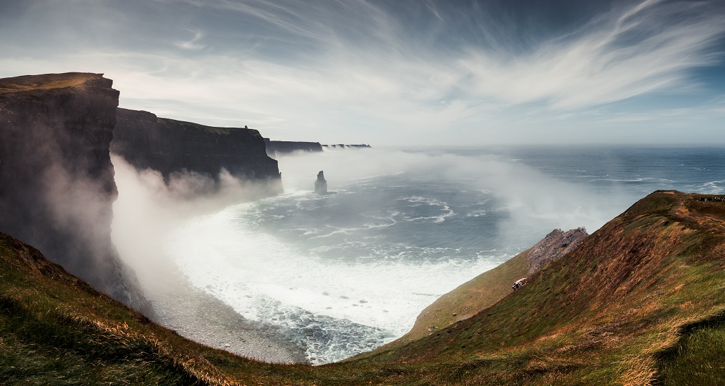 Waves at the Cliffs of Moher