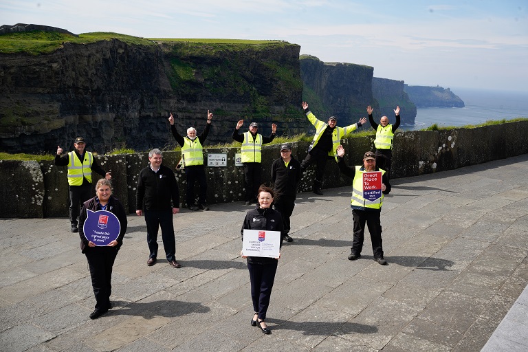 Great Place to Work Certification for Cliffs of Moher Visitor Experience