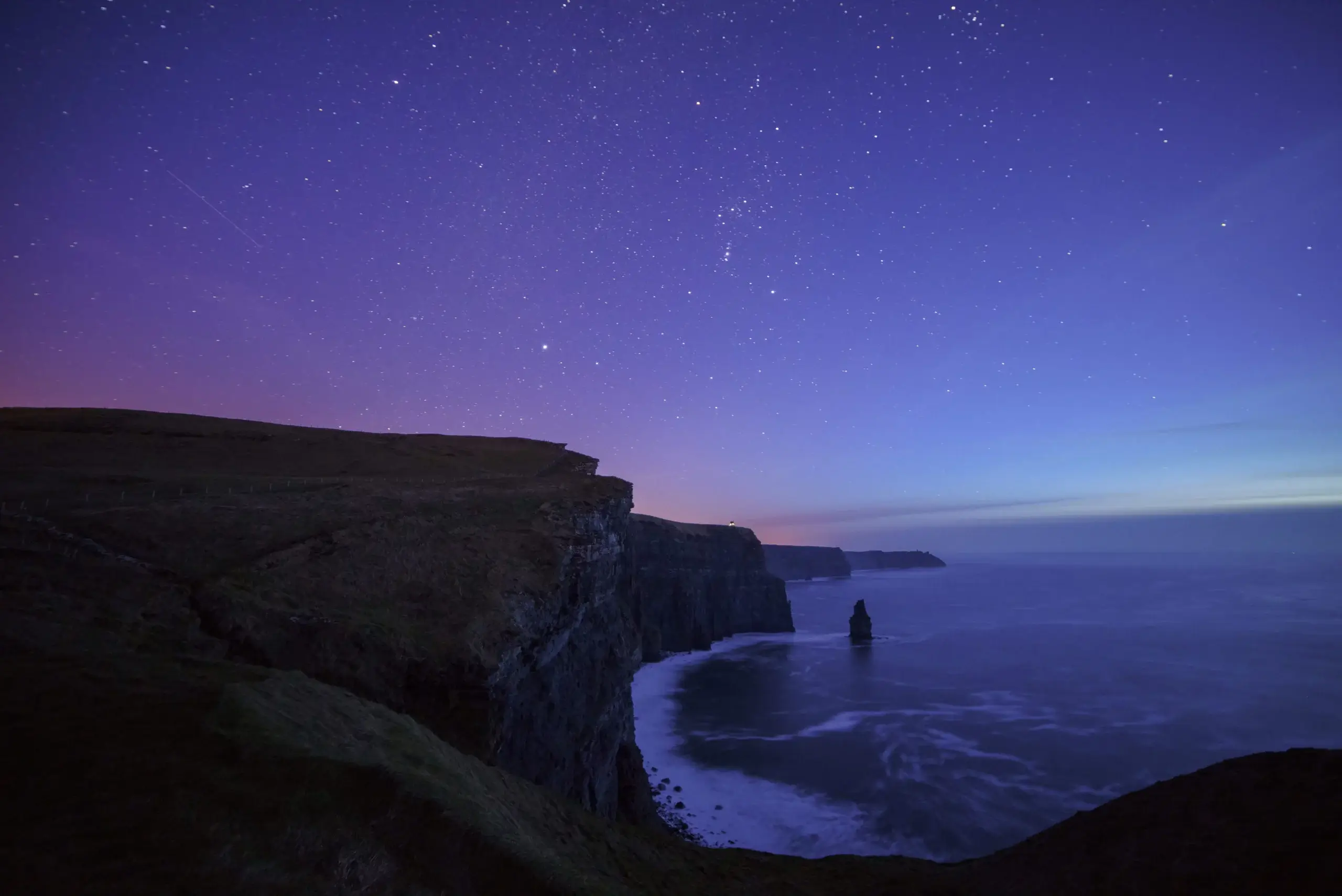 Cliffs of Moher at Night