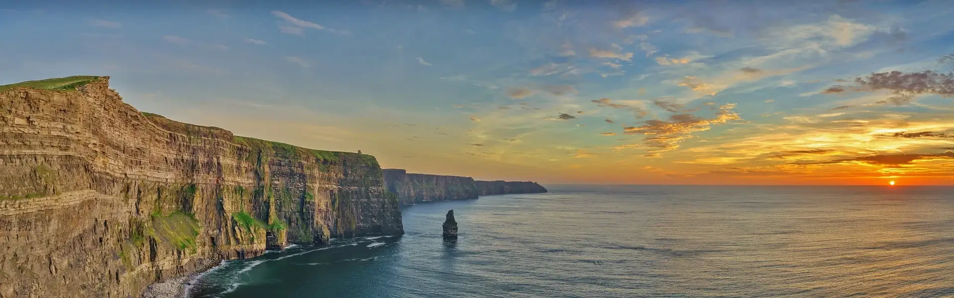 Cliffs at Sunset