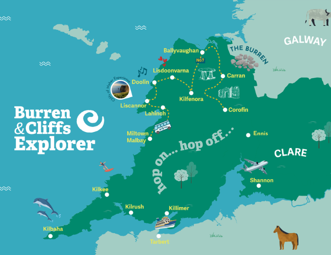Public’s input sought on new Burren & Cliffs of Moher shuttle bus service