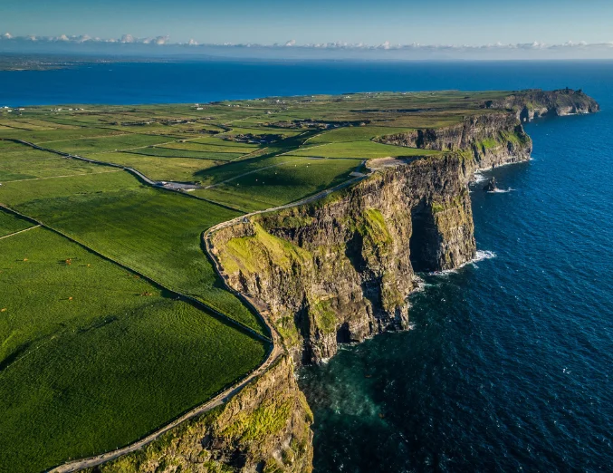 Image of Cliffs of Moher County Clare and the Atlantic Ocean