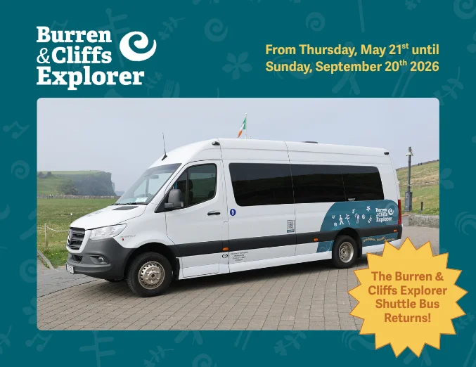 Image of Burren & Cliffs Explorer Shuttle Bus