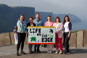 Life on the edge and Cliffs of Moher representatives at the Cliffs of Moher