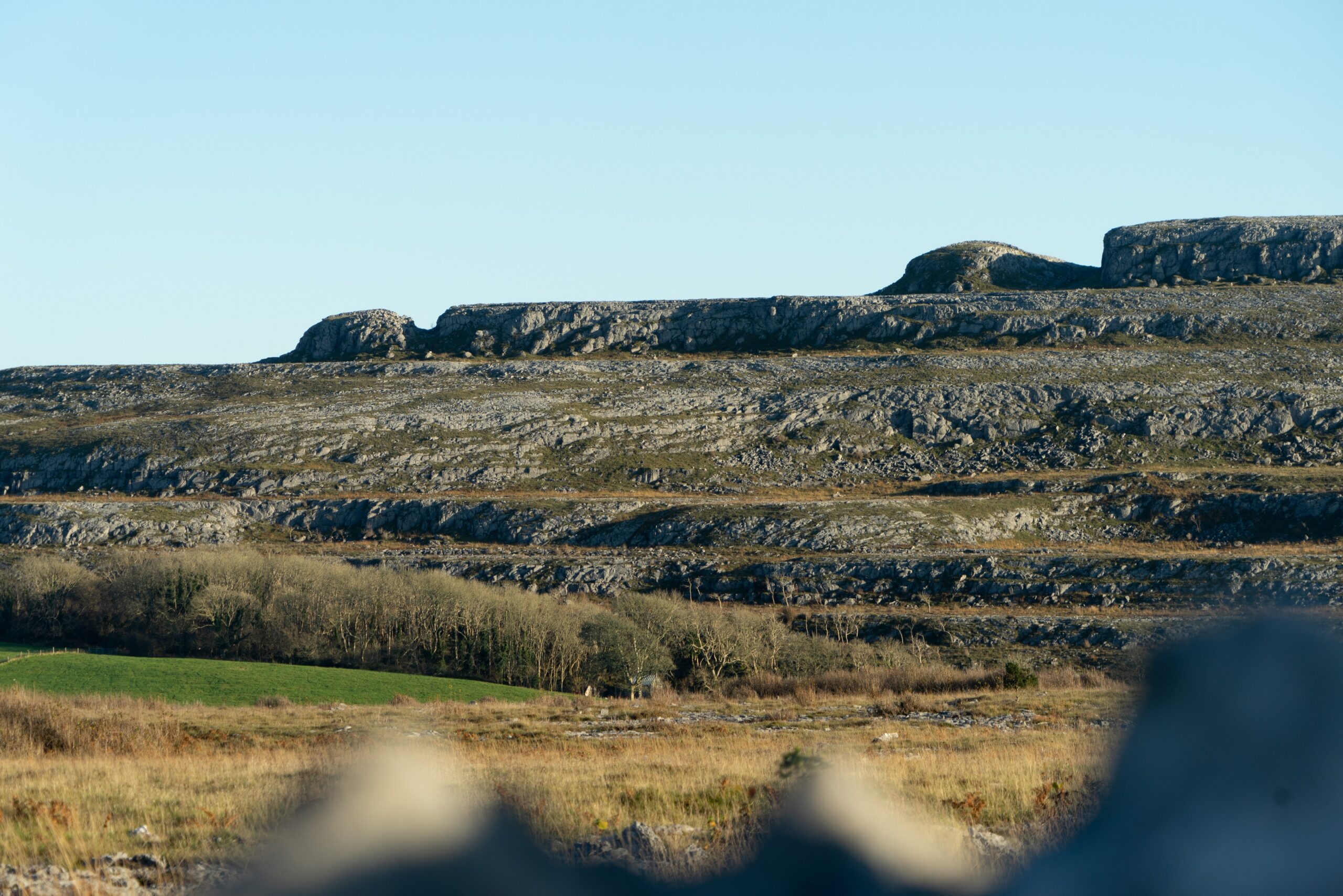 Image of Slieve Carran on a sunny day.